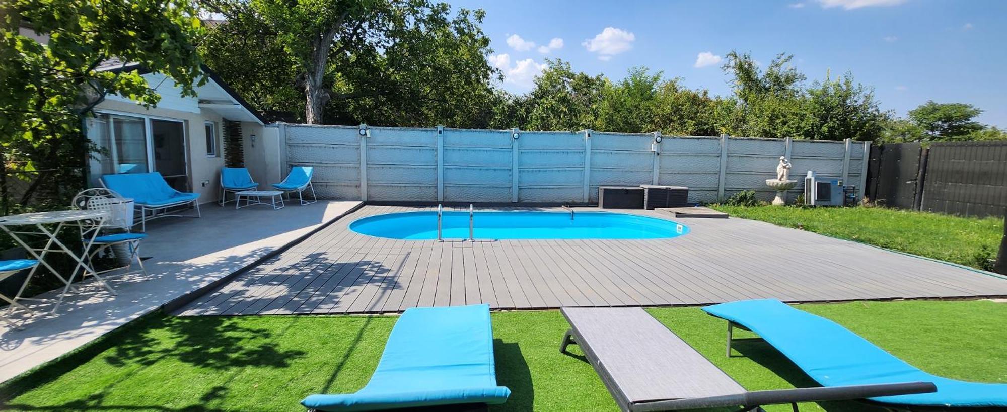 Morii Lake Pool Villa Boekarest Buitenkant foto
